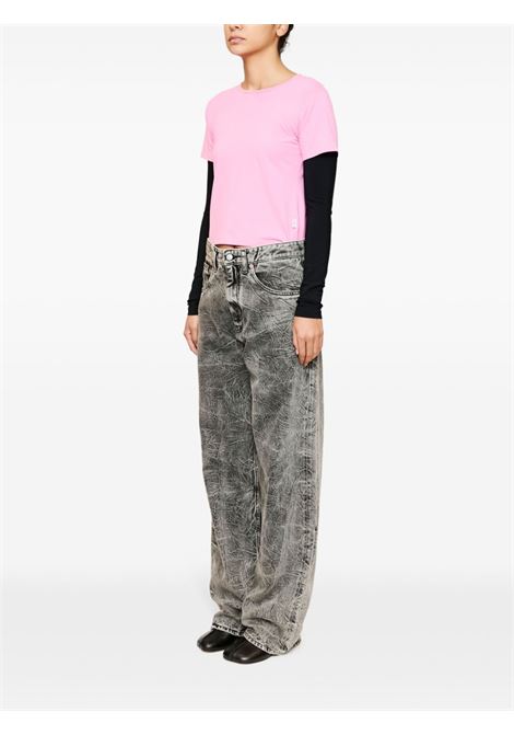 jeans 5 pocket donna grigio in cotone MM6 MAISON MARGIELA | S52LA0236 M30011860